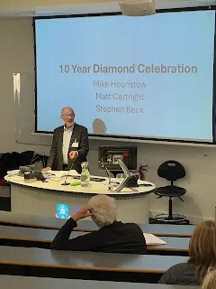 Mike Hounslow delivering an opening address